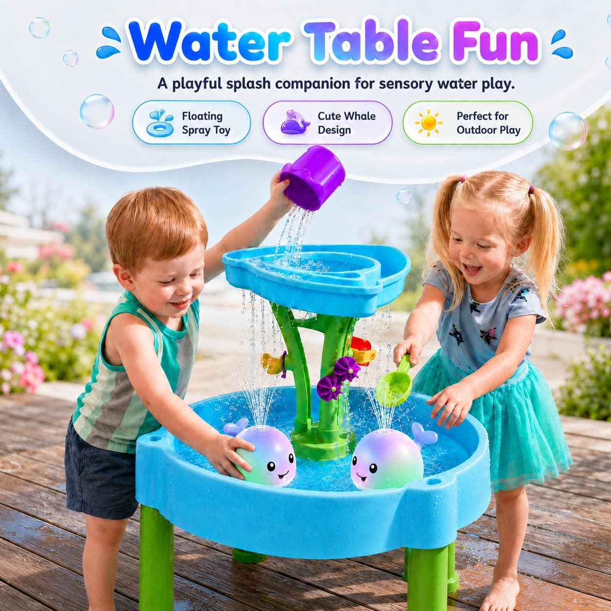 Light-Up Whale Bath Fountain Toy