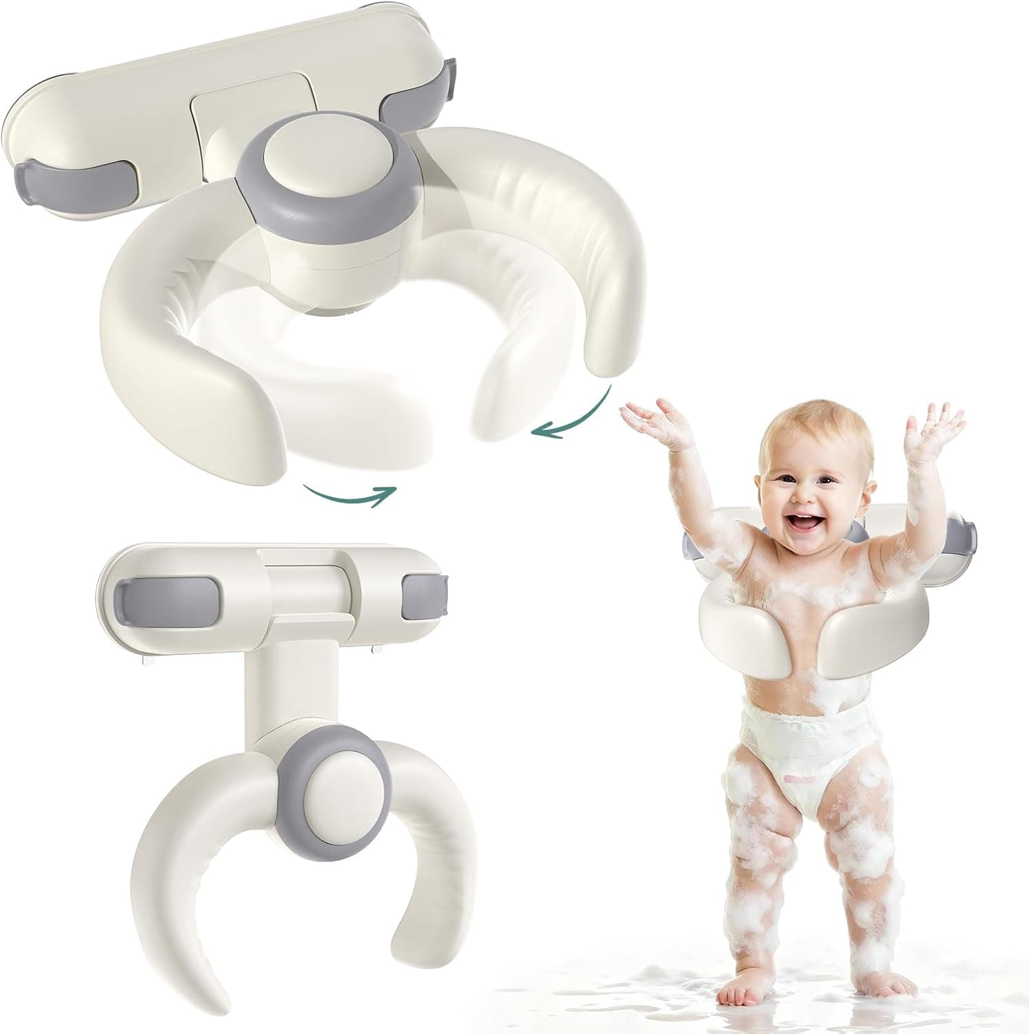 Duck Foldable Baby Shower Stand, Grey